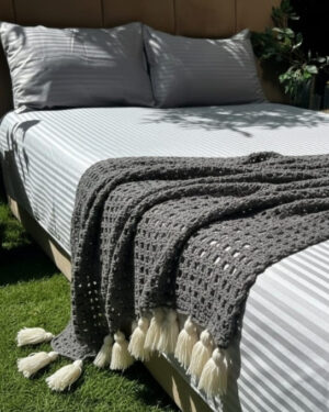 Striped Fitted Sheet (3pcs) 300TC