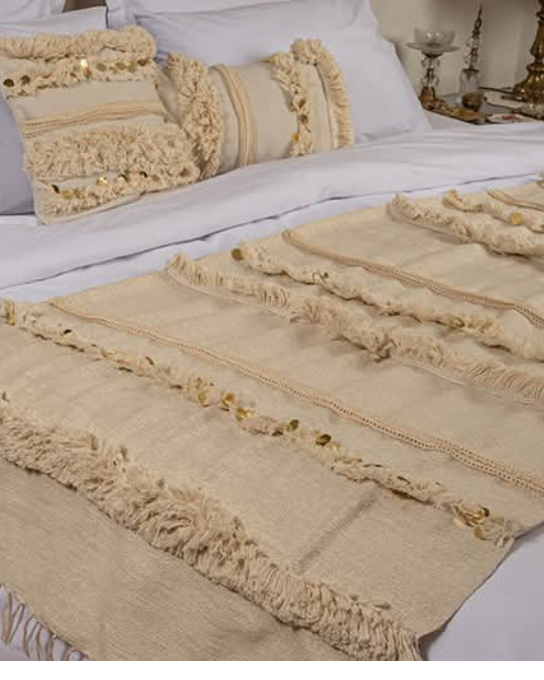 Macramé - Handmade Bed Runner (3pcs)