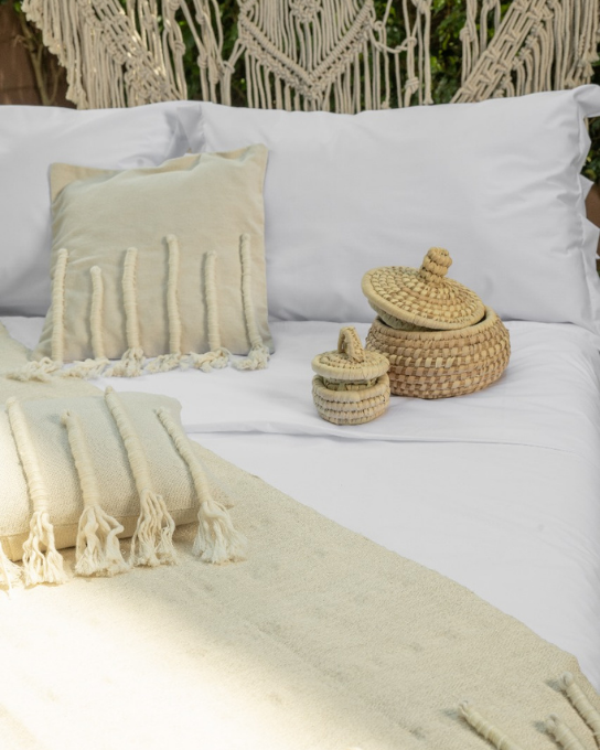 Macramé - Handmade Bed Runner (3pcs)