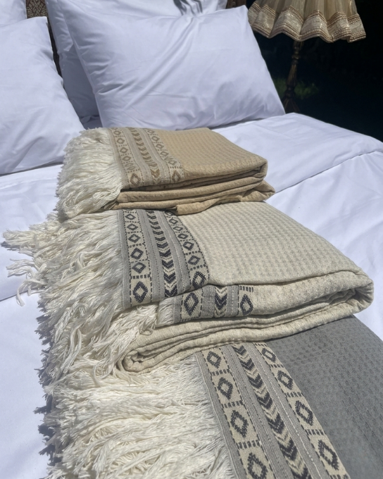 Jacquard Cotton Coverlet