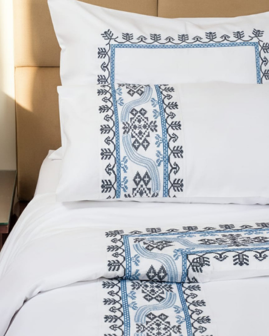 195 Imperial - Embroidered Top Sheet Set (3pcs) 400 TC