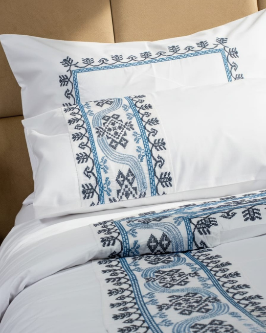 196 Imperial - Embroidered Top Sheet Set (3pcs) 400 TC