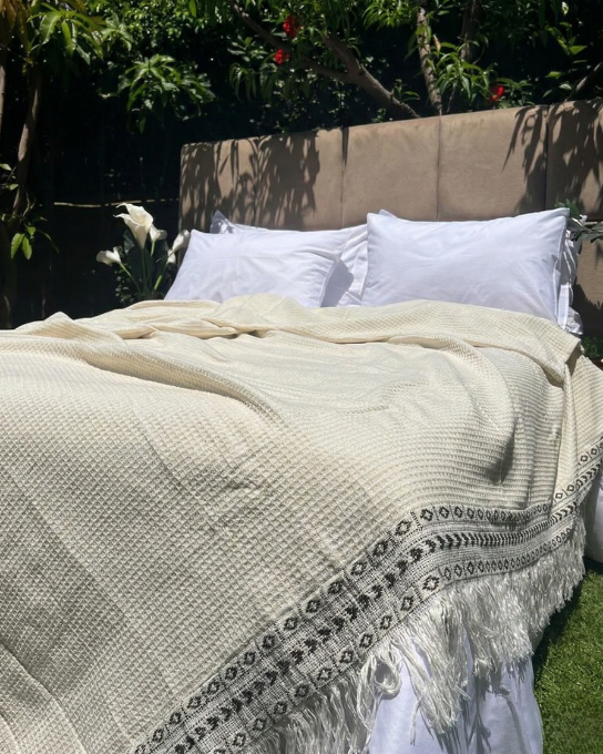 Jacquard Cotton Coverlet
