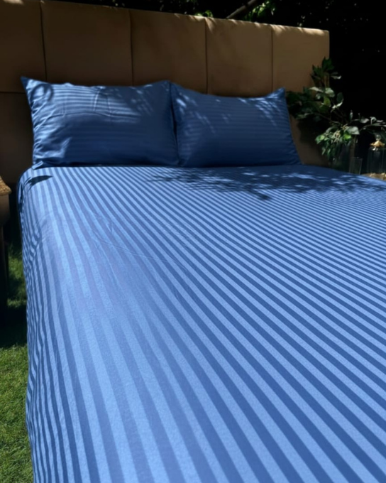 Striped Fitted Sheet (3pcs) 300TC