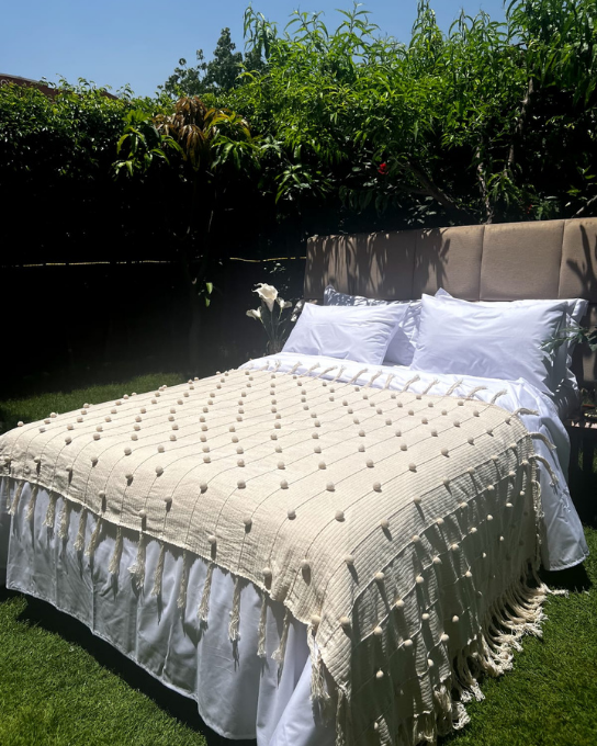 Barbaric - Handmade Bed Throw