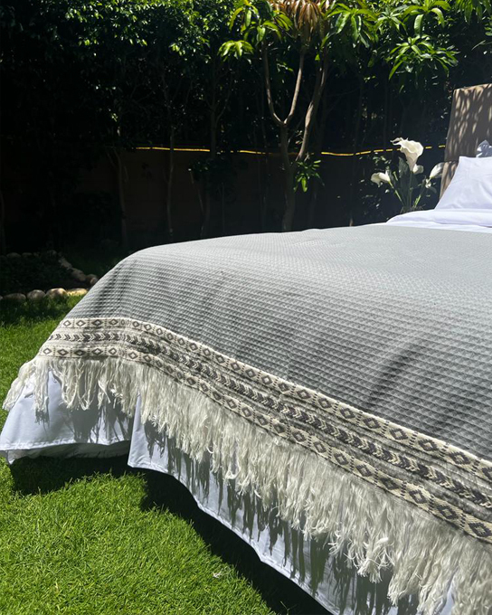 Jacquard Cotton Coverlet