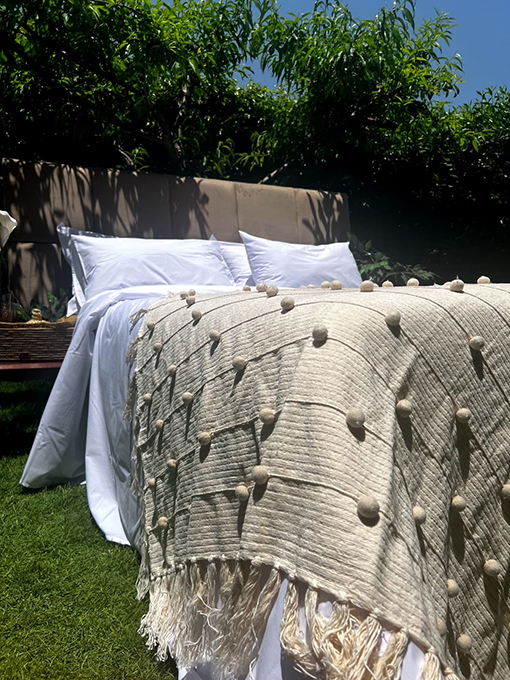 Barbaric - Handmade Bed Throw