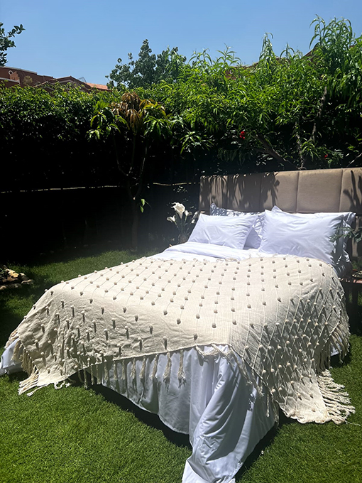 Barbaric - Handmade Bed Throw