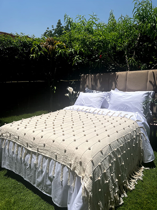 Barbaric - Handmade Bed Throw