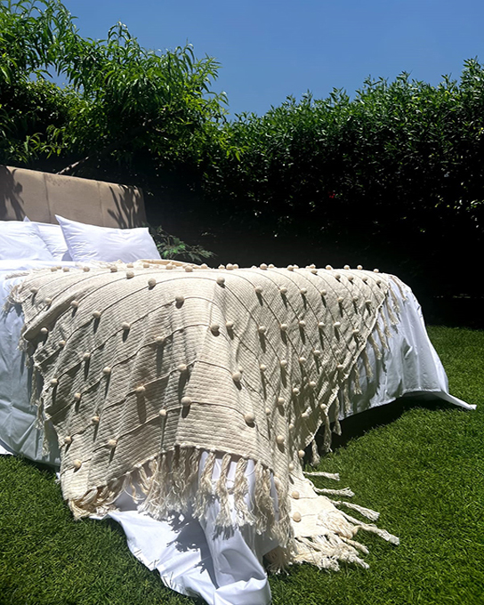 Barbaric - Handmade Bed Throw