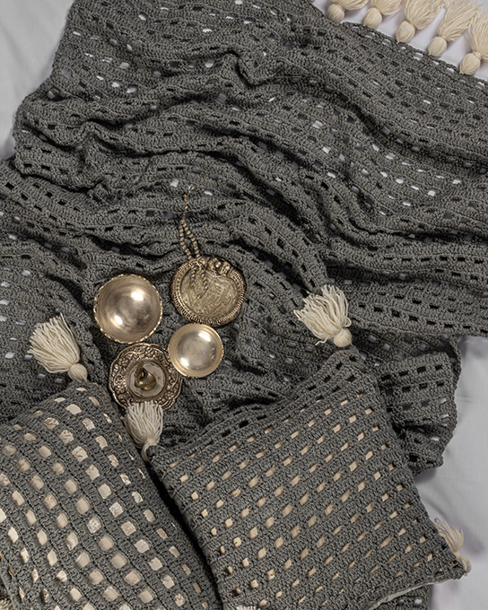 Crochet - Handmade Crochet Bed Runner (3PCS)