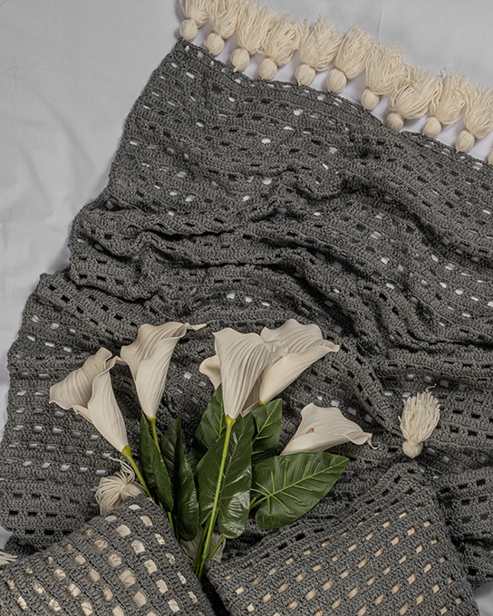 Crochet - Handmade Crochet Bed Runner (3PCS)