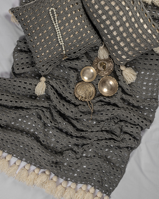 Crochet - Handmade Crochet Bed Runner (3PCS)