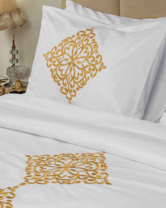 DC-Diamond-main.jpg Diamond - Embroidered Duvet Cover (3Pcs) 400TC