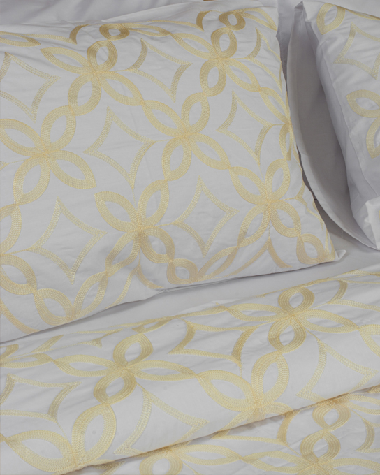 Nobel - Embroidered Top Sheet Set (3Pcs) 400 TC