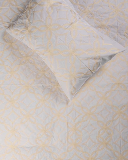 Nobel - Embroidered Top Sheet Set (3Pcs) 400 TC