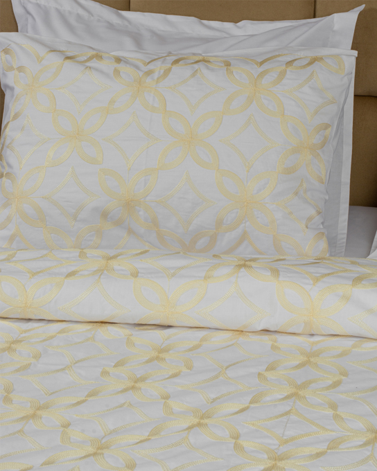 Nobel - Embroidered Top Sheet Set (3Pcs) 400 TC