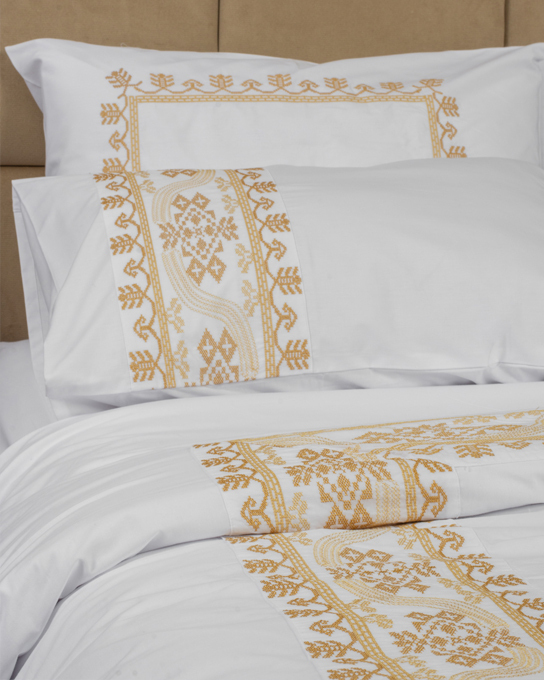 Golden-Imperial-2.jpg Golden Imperial-Embroidered Top Sheet Set (5Pcs) 400 TC