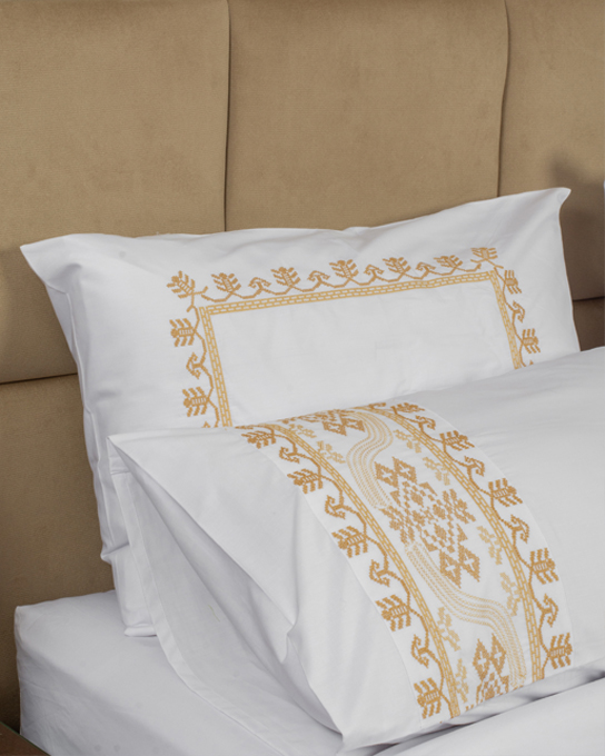 Golden-Imperial-4.jpg Golden Imperial-Embroidered Top Sheet Set (5Pcs) 400 TC