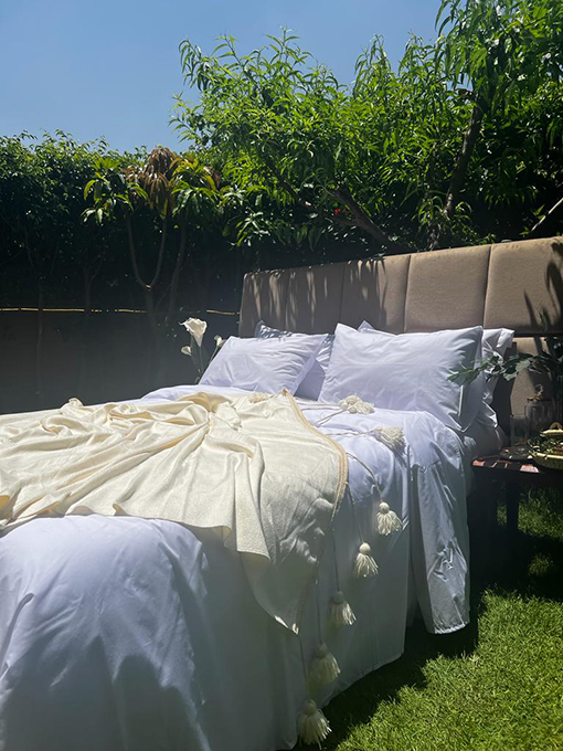 Jadila - Handmade Bed Throw