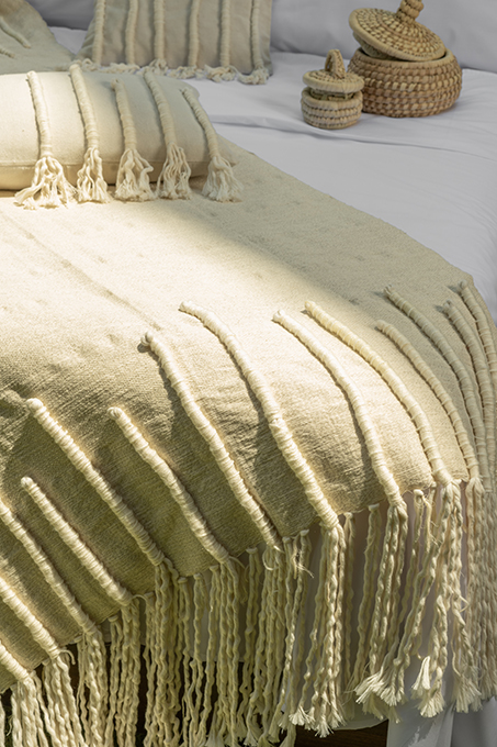 Macramé - Handmade Bed Runner (3PCS)