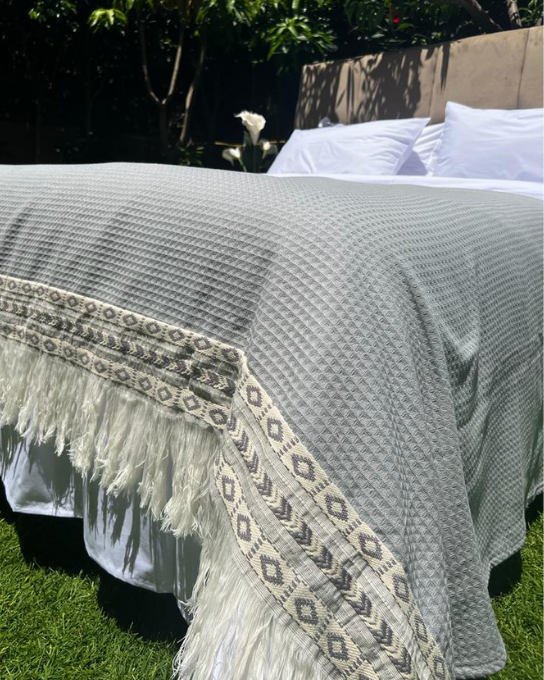 Jacquard Cotton Coverlet